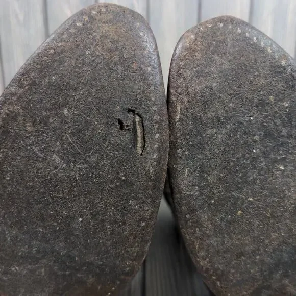 Boulet Leather Western Boots‎ Women Cowgirlcore Chic Overlay Cutout Sz 7 Canada - Picture 11 of 13